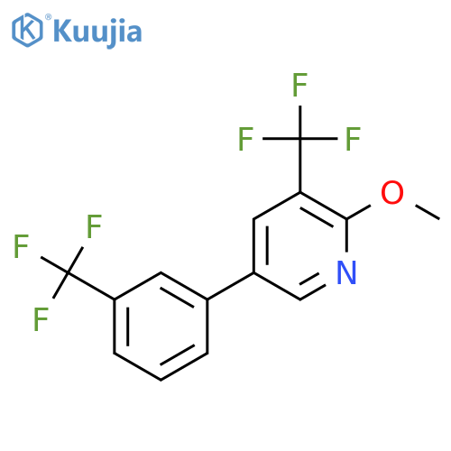 2-Methoxy-3-(trifluoromethyl)-5-(3-(trifluoromethyl)phenyl)pyridine structure