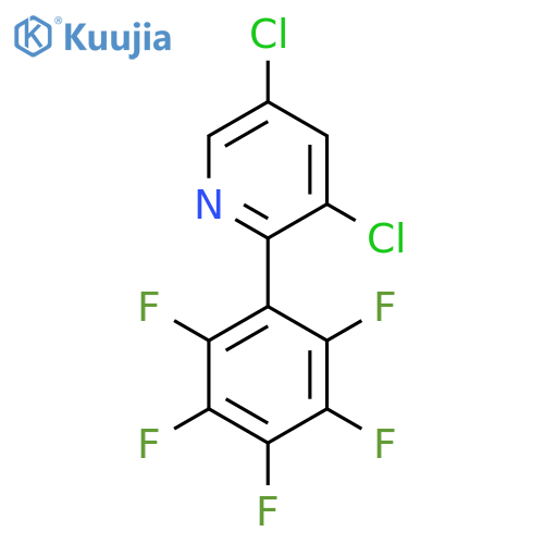 3,5-Dichloro-2-(perfluorophenyl)pyridine structure
