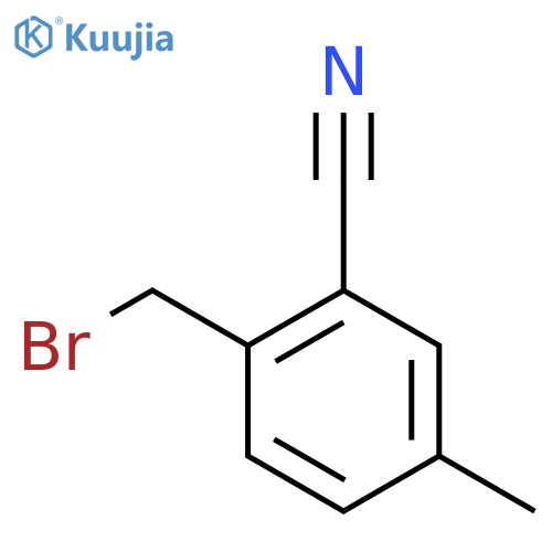 2-Cyano-4-methylbenzyl bromide structure
