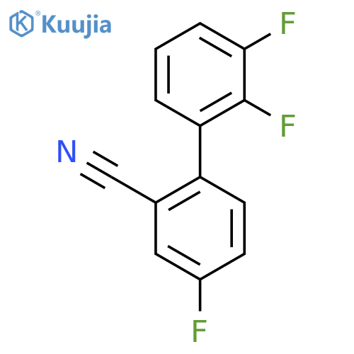 2-Cyano-4,2',3'-trifluorobiphenyl structure