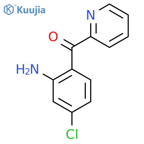2-(2-Amino-4-chlorobenzoyl)pyridine structure
