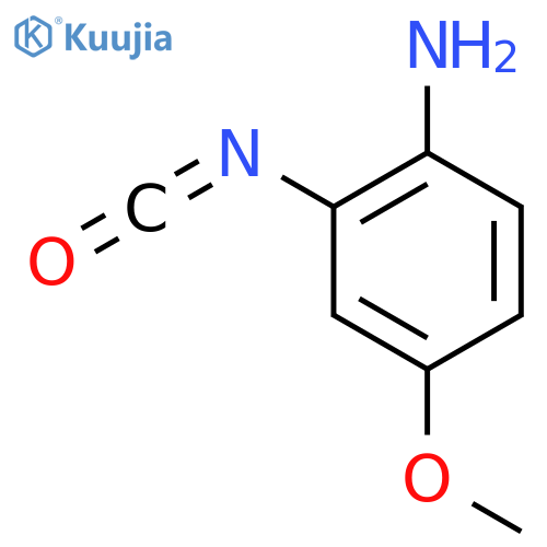 2-Amino-5-methoxyphenylisocyanate structure
