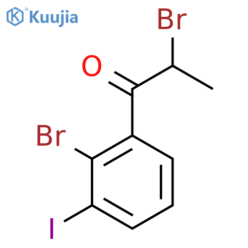 2,2'-Dibromo-3'-iodopropiophenone structure