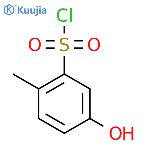 5-Hydroxy-2-methylbenzenesulfonyl chloride structure