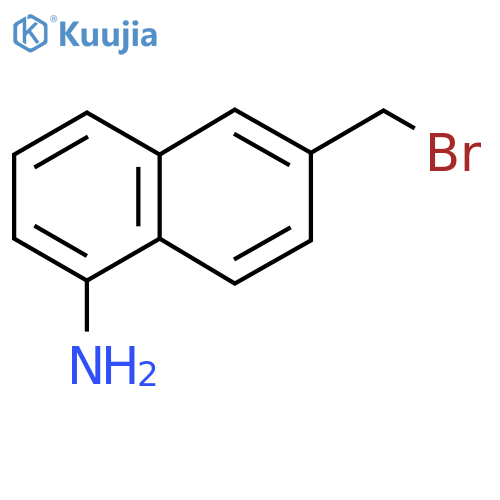 1-Amino-6-(bromomethyl)naphthalene structure