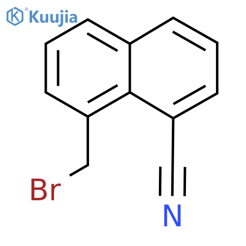 1-(Bromomethyl)-8-cyanonaphthalene structure