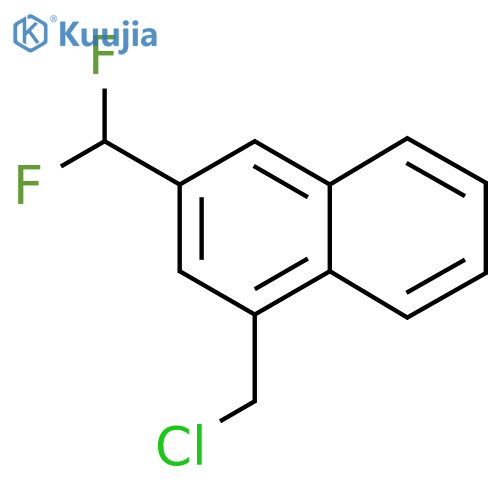 4-(Chloromethyl)-2-(difluoromethyl)naphthalene structure