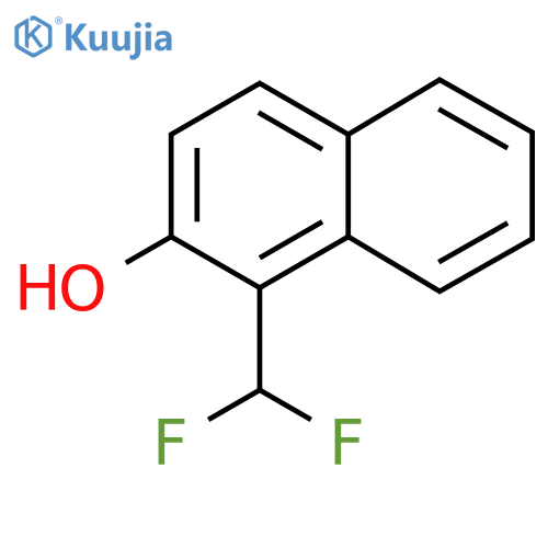 1-(Difluoromethyl)-2-naphthol structure