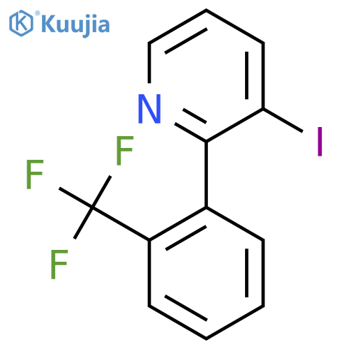 3-Iodo-2-(2-(trifluoromethyl)phenyl)pyridine structure