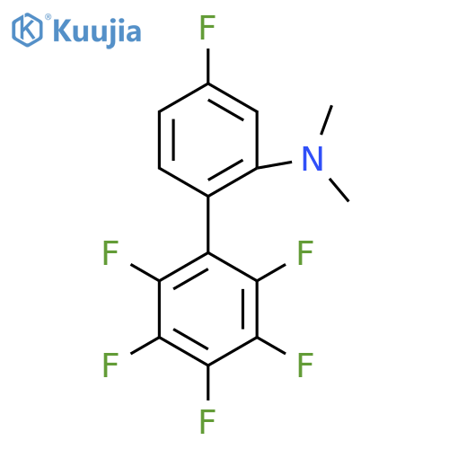 (4,2',3',4',5',6'-Hexafluorobiphenyl-2-yl)-dimethyl-amine structure