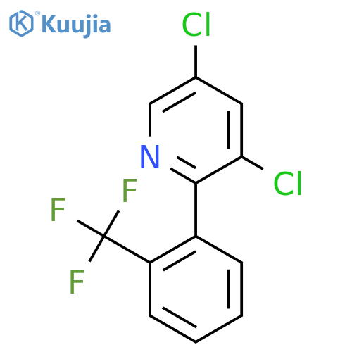 3,5-Dichloro-2-(2-(trifluoromethyl)phenyl)pyridine structure