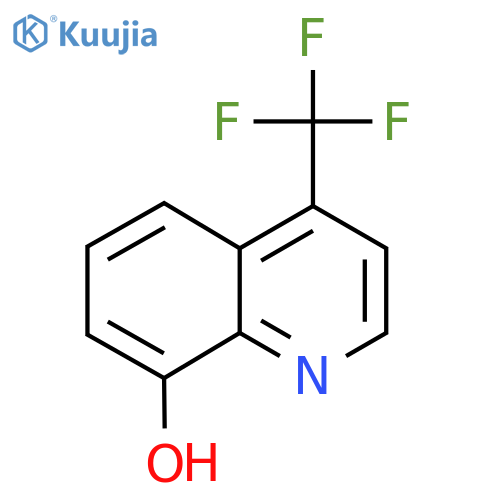 8-Hydroxy-4-(trifluoromethyl)quinoline structure