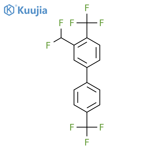 4,4'-Bis(trifluoromethyl)-3-(difluoromethyl)biphenyl structure