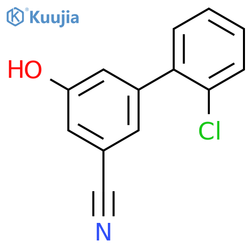5-(2-Chlorophenyl)-3-cyanophenol structure