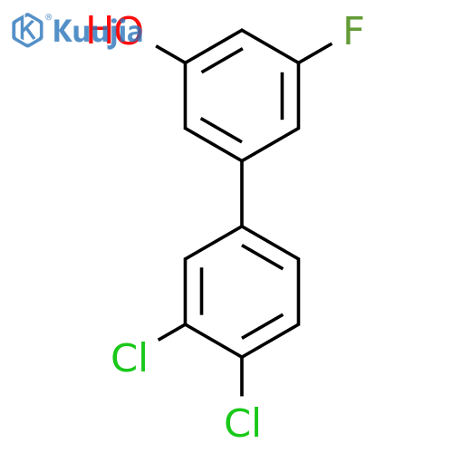 5-(3,4-Dichlorophenyl)-3-fluorophenol structure