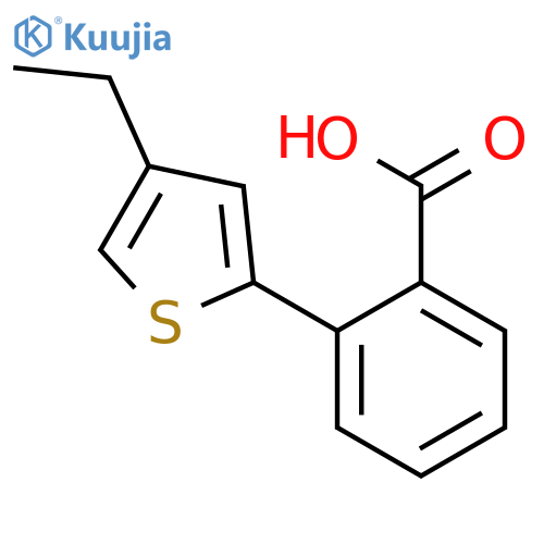 2-(4-Ethylthiophenyl)benzoic acid structure
