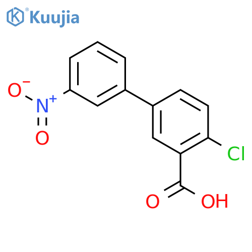 2-chloro-5-(3-nitrophenyl)benzoic Acid structure