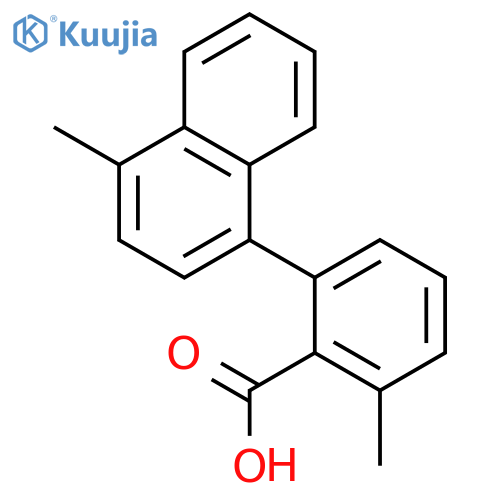 2-Methyl-6-(naphthalen-1-yl)benzoic acid structure