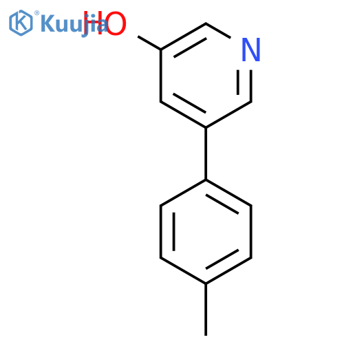 5-(4-Methylphenyl)pyridin-3-ol structure