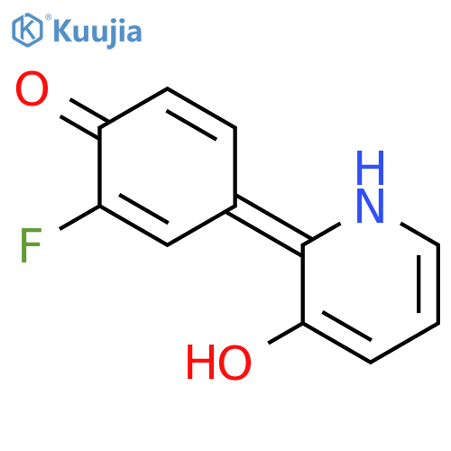 2-(3-Fluoro-4-hydroxyphenyl)-3-hydroxypyridine structure