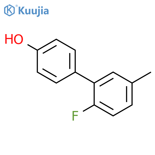 4-(2-Fluoro-5-methylphenyl)phenol structure