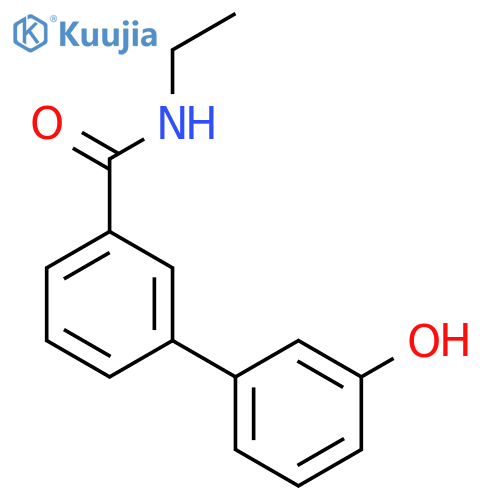 3-[3-(N-Ethylaminocarbonyl)phenyl]phenol structure