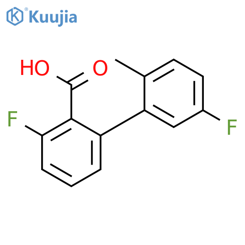 6-Fluoro-2-(5-fluoro-2-methylphenyl)benzoic acid structure