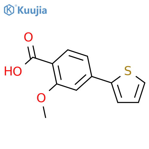 2-Methoxy-4-(thiophen-2-YL)benzoic acid structure
