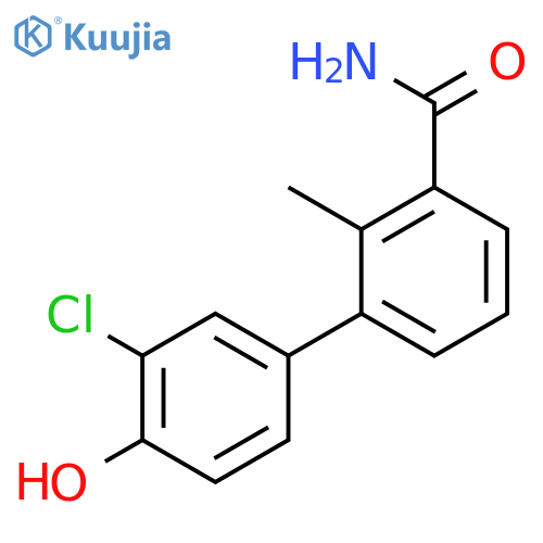 3-(3-chloro-4-hydroxyphenyl)-n-methylbenzamide structure