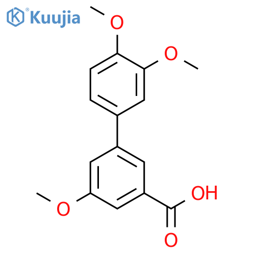 3-(3,4-Dimethoxyphenyl)-5-methoxybenzoic acid structure