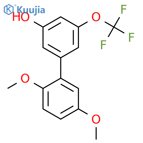 5-(2,5-Dimethoxyphenyl)-3-trifluoromethoxyphenol structure