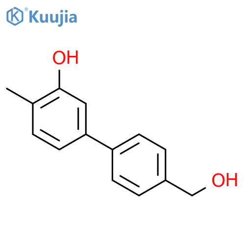5-(4-Hydroxymethylphenyl)-2-methylphenol structure
