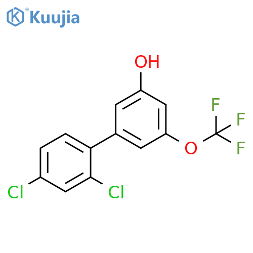 [1,1'-Biphenyl]-3-ol, 2',4'-dichloro-5-(trifluoromethoxy)- structure