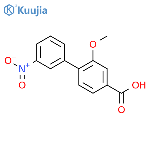 3-Methoxy-4-(3-nitrophenyl)benzoic acid structure