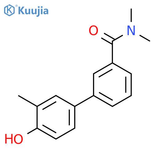 4-[3-(N,N-Dimethylaminocarbonyl)phenyl]-2-methylphenol structure
