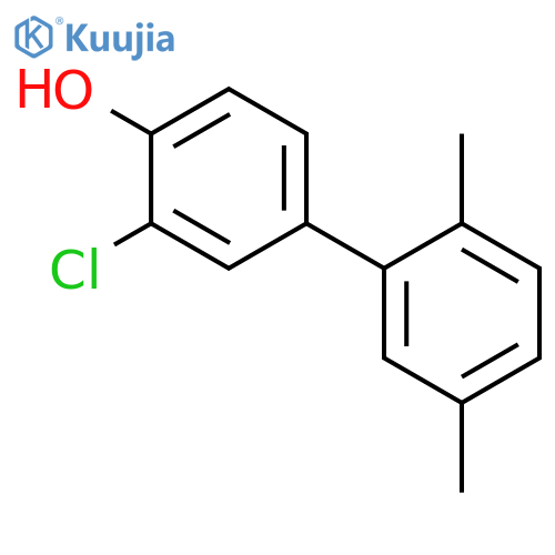 2-Chloro-4-(2,5-dimethylphenyl)phenol structure