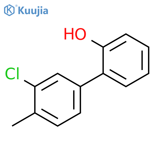 2-(3-Chloro-4-methylphenyl)phenol structure