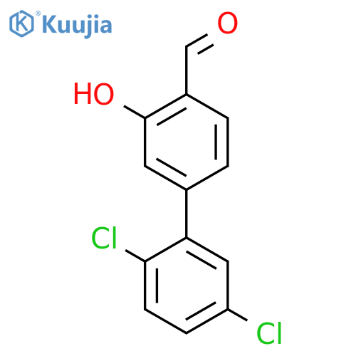 5-(2,5-Dichlorophenyl)-2-formylphenol structure