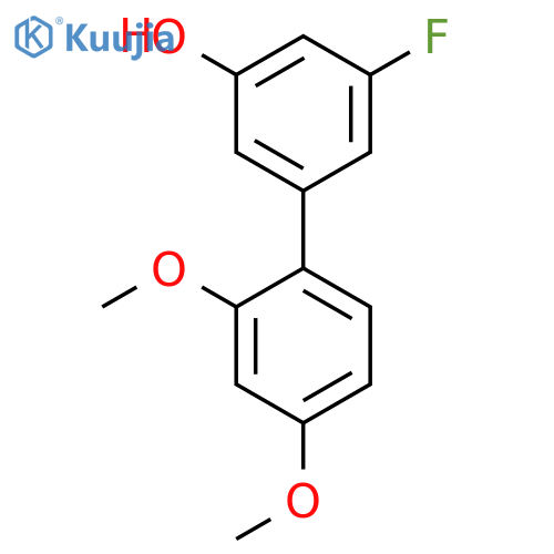 5-(2,4-Dimethoxyphenyl)-3-fluorophenol structure
