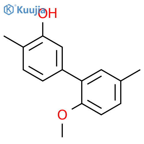 5-(2-Methoxy-5-methylphenyl)-2-methylphenol structure
