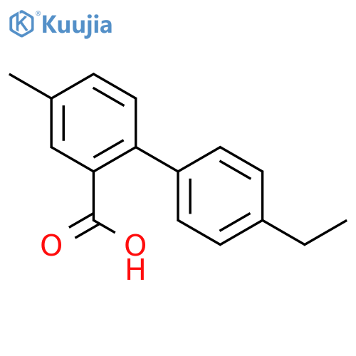 2-(4-ethylphenyl)-5-methylbenzoic Acid structure