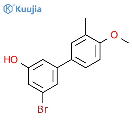 3-Bromo-5-(4-methoxy-3-methylphenyl)phenol structure