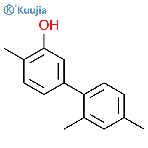 5-(2,4-Dimethylphenyl)-2-methylphenol structure