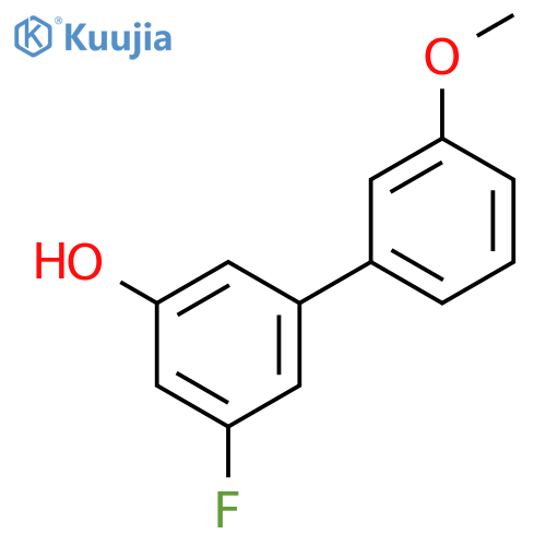 3-Fluoro-5-(3-methoxyphenyl)phenol structure