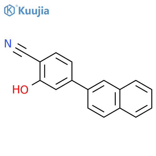 2-Hydroxy-4-(naphthalen-2-yl)benzonitrile structure