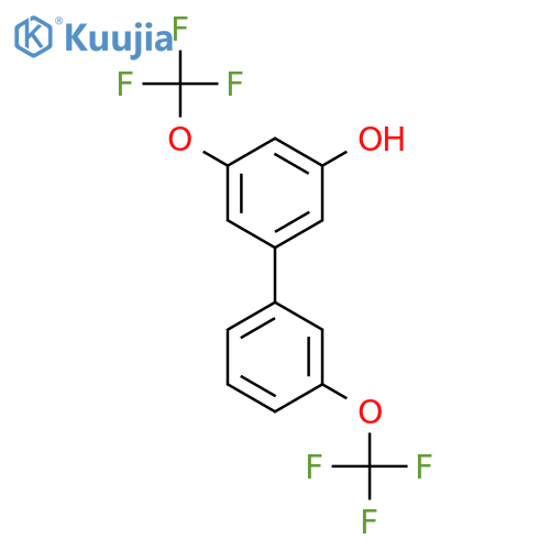 5-(3-Trifluoromethoxyphenyl)-3-trifluoromethoxyphenol structure