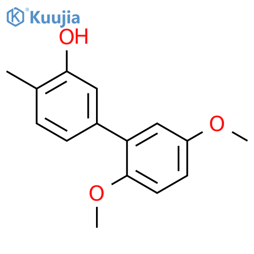 5-(2,5-Dimethoxyphenyl)-2-methylphenol structure