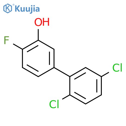 5-(2,5-Dichlorophenyl)-2-fluorophenol structure