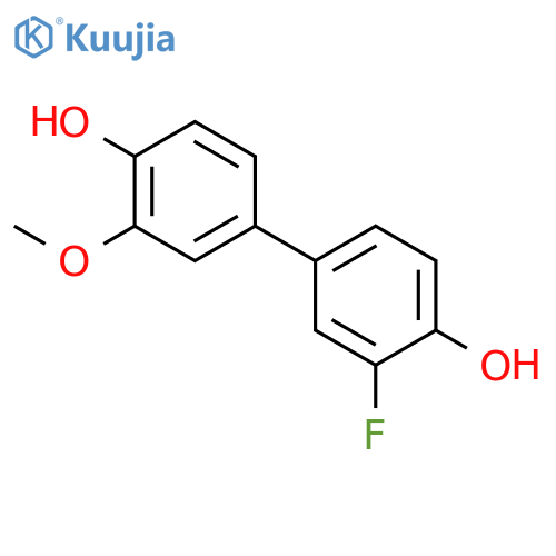 4-(3-Fluoro-4-hydroxyphenyl)-2-methoxyphenol structure