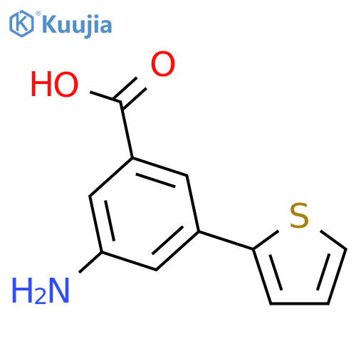 3-Amino-5-(thiophen-2-YL)benzoic acid structure